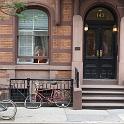 Measuring the window, 
Greenwich Village, NYC, 
2009